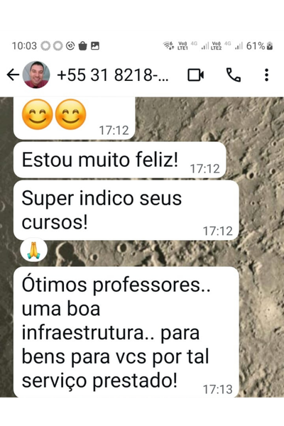 Depoimento via WhatsApp