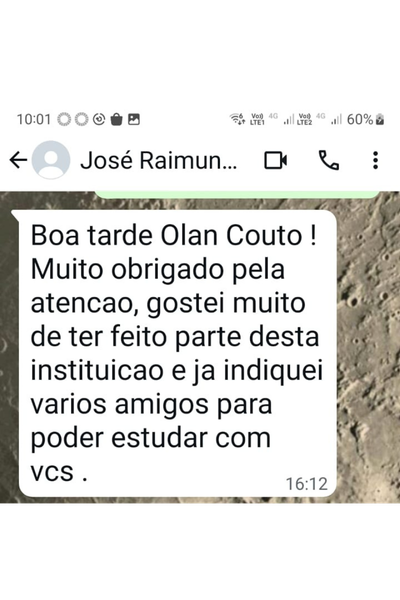 Depoimento via WhatsApp